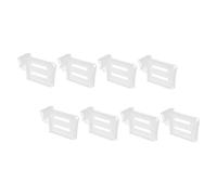 Gatuida 8pièces Organisateur De Réfrigérateur Transparent Séparateurs Réglables Pour Compartiments De Porte Pour Rangement Optimisé Des Aliments
