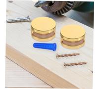 Gatuida 8pièces Supports Miroir Alliage De Zinc Double Fixation Murale pour Verre Et Étagère Clips Robustesse pour Miroirs Salle De Bain Et Décoration Intérieure