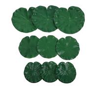 Gatuida 9 Pièces Décoration de Lotus Artificiels Flottants pour Étang Jardin de Réalistes pour Décoration de Diy