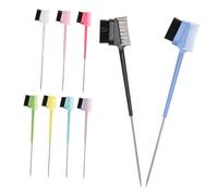 Gatuida 9 Pièces Peigne à Cils Double Embout Brosse Sourcils et Cils Outil de Maquillage Multifonction pour Modelage Naturel et