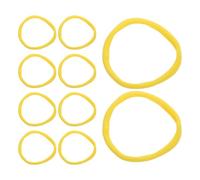 Gatuida 96 Pièces Elastic Loom Potholder Loops for Weaving Craft Supplies Stretchy Cord for Bracelets and DIY Wallets and Adults Crafting Kit Refill