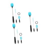 Gatuida 9pièces Brosse De Nettoyage Pour Bouteilles Poignée Longue Idéale Pour Bouteilles Et Tasses Nettoyage Facile Des Obscurs Fond Design Pratique Pour Suspension Et Rangement