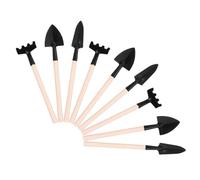 Gatuida 9pièces Mini Outils De Jardinage Râteau Truelle Et Pelle Kit pour Plantation De Bonsaïs Culture De Légumes Plantes Et Terrariums