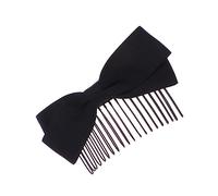 Gatuida À Cheveux Latéral Pour Mariée Avec Nœud Et Frange Accessoire De Coiffure Pour Femmes Et Filles Noir