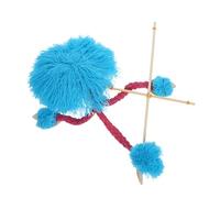 Gatuida à Fil Animal Peluche Bleue pour Garçon Fille Main Animaux Fluffy Figurine Interactive pour Jeu de Rôle