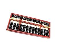 Gatuida Abacus Bois Vintage Rangées Perles Outil Arithmétique Traditionnel pour Garçon Fille et Élèves Calcul Manuel Éducatif pour Apprentissage Mathématique