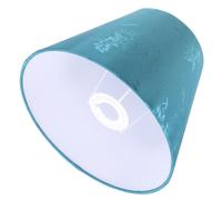 Gatuida Abat Jour Tissu Décoratif pour Lampe de Bureau Diffuseur de Lumière Douce Compatible et Coloris Bleu Paon Remplacement et Élégant