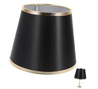 Gatuida Abat Jour Tissu Noir et Or pour Lampe de Table Élégant et Durable Conçu pour Créer une Ambiance Chaleureuse Votre Salon Bureau ou Chambre