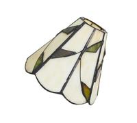Gatuida Abat-jour Verre Décoratif Coloré pour Lampe Plafond Motif Cache-lampe Unique pour Éclairage Doux et Protection contre la Poussière