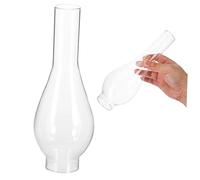 Gatuida Abat Jour Verre pour Lampe à Pétrole Longue avec Remplacement de Cheminée Verre Style Vintage Parfait pour Créer une Ambiance Chaleureuse Maison