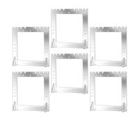 Gatuida Accessoire de Photographie en Acrylique pour Bijoux 6 Pièces Support Stable et Design Minimaliste, pour Pendentifs et Boucles d'oreilles en Boutique Bureau