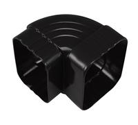 Gatuida Adaptateur Coudé en Métal pour Descente Pluviale Connecteur à Angle Droit et Résistant Installation Polyvalente pour Tuyaux de Gouttière