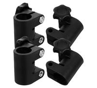 Gatuida Adaptateur de Fixation Télescopique pour Pied D'éclairage 25 Mm vers 22 Mm, Lot de 4 avec Molette de Verrouillage, Compatible Supports Caméra et Anneaux Lumineux, Fixation Rapide