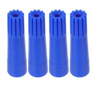 Gatuida Adaptateur fileté pour manche de balai (lot de 4) - Embout fileté de rechange pour outils de nettoyage - Connecteur d'extension en plastique pour balai, serpillière et raclette