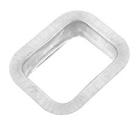 Gatuida Adaptateur pour gouttière, partie de sortie de gouttière en alliage d'aluminium argent, design simple, robuste, résistant à l'usure, pour zones à fortes pluies et protection de la