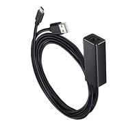 Gatuida Adaptateur Réseau Micro USB vers Rj45 pour TV Stick, Convertisseur Ethernet 100 Mbps Compact Noir, Compatible Streaming sans Mise en Mémoire Tampon, Usage Domestique