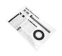 Gatuida Affiche Éducative Piano et Guitare Poster Référence et Gammes Guide Pratique pour Débutants Cadeau pour Amateurs de Musique