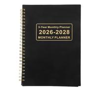 Gatuida Agenda académique : Agenda mensuel 2026-2028, carnet de, calendrier, carnet de notes A5 - Journal de planification mensuelle à reliure spirale pour l'école et le bureau