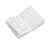 Gatuida Agenda Annuel A7 2026 en Anglais Carnet de Poche Miniature Vert Calendrier Journalier et Mensuel Portable Papier Résistant Organisation Professionnelle et Académique pour