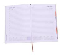 Gatuida Agenda Portable avec Index Planificateur Écrit Carnet de Notes Légèreté et Élégance pour Organisation Quotidienne et Professionnelle