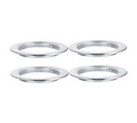 Gatuida Anneau de Protection en Aluminium pour Nichoir 4Pcs Accessoire Anti-Morsure pour Oiseaux Pratique et pour Perroquets