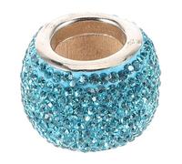 Gatuida Anneau Décoratif pour Siège De Voiture Décoration D'appui-tête De Voiture Colliers D'appui-tête Voiture Strass Scintillante Anneaux D'appui-tête en Strass Cuivre Sky-Blue