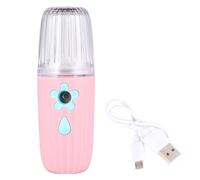 Gatuida Appareil de Brumisation Faciale Portable USB Petit Format Nano Humidificateur Hydratant pour Visage Peau Sèche Voyage Rose