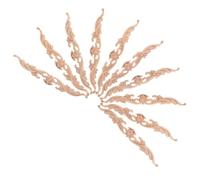 Gatuida Appliques en Bois Sculpté 10 Pièces 20x2,5x0,8 Cm Décorations pour Meubles Vintage Non Peintes Ornements pour Armoires et Bricolage Décor Mural Artisanat Bois