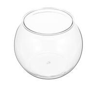 Gatuida Aquarium Bocal Multifonction Transparent en Pet Design Créatif et Chic pour Poissons Rouges et Betta pour Décoration de Bureau ou Fête