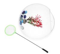 Gatuida Aquarium Mural Suspendu Acrylique Bol Poisson Transparent Multifonction pour Plantes et Betta Décoration Murale Compacte et Facile Entretien pour Salon