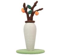 Gatuida Arbre à Chat Amusant en Forme d'arbre, 60 cm de Haut, avec Corde en sisal, 2 balles interactives, idéal pour Les Chatons d'intérieur.