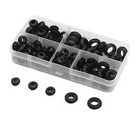 Gatuida Assortiment Œillets en Caoutchouc Passe-Fils 105 Pcs Résistance Électrique Flexible et Solide Protection Câbles Automobile et Plomberie Kit de Joints Toriques Usage Professionnel