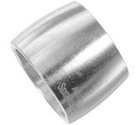 Gatuida Attache Métallique pour Saxophone Alto, Ligature en Aluminium Résistante Pince Lisse et Arrondie, Accessoire pour Saxophone Alto et Clarinette, Fourniture pour Instruments à Vent,