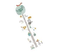 Gatuida Autocollant en Pvc Coloré Décoration Créative Animaux Toise Murale Arbre et Mesure de Croissance pour Chambre D'garçon et Filles pour Couloirs