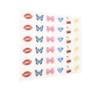Gatuida Autocollants et étiquettes cutanées Colorés en Hydrocolloïde, Adhésifs, Formes Multiples, 1 Feuille, Invisibles, Pour Routine de Soins du Visage