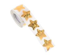 Gatuida Autocollants Étoiles Holographiques Pouce Stickers Récompense Garçon Fille et École Gommettes Auto-adhésives pour Maternelle et Scrapbooking Décoration et Projets Créatifs