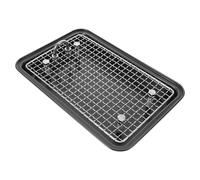 Gatuida Bac à litière pour Lapin - Bac d'apprentissage de la propreté pour Cage - à litière rectangulaire - Toilettes pour Cochon d'Inde, hérisson, Rat, Hamster, Chinchilla