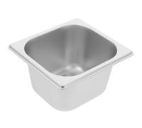 Gatuida Bac Gastronorme Inox 1/6 en Acier Inoxydable pour Buffet et Restauration Équipement de Maintien au Chaud des Aliments Plateau Polyvalent pour Salades et Desserts Vaisselle