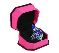 Gatuida Bague Aromathérapie Élégante avec Flacon Alliage Plaqué Anneau Décoratif pour Huiles Essentielles et Parfum Anneau Mode Style Thaï pour Usage Quotidien