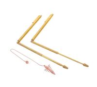 Gatuida Baguettes Sourcier Cuivre Robustes Bâton de Mesure Divinatoire Portable et Multifonction pour Chasse Aux Trésors et Radiesthésie Design Simple et Compact