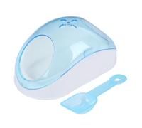 Gatuida Bain de Sable pour Petits Rongeurs Bac Transparent avec Entrée Portable et Stable Kit Complet avec Pelle Filtrante pour Hamster et Chinchilla Activité Ludique Couleur Aléatoire