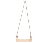 Gatuida Balançoire décorative - Sièges en bois - Accessoires pour séance photo de bébé et nouveau-né - Décoration de chaise balançoire - Ensemble de jeu pour poupée beige