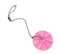 Gatuida Balançoire Garçon Fille Ronde Plastique Fleurie Siège Disque Épais pour Usage Intérieur Extérieur Balcon Jardin Favorise Coordination Motricité