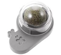 Gatuida Ballon de Cataire Rotatif pour Chat Intérieur Mural pour Léchage Stimulation et Hygiène des Chats