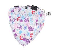 Gatuida Bandana Chien Chat Coton Réglable Large Bavoir Triangulaire Respirant Motif pour Accessoire Pet Adorable