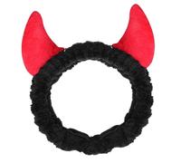 Gatuida Bandeau Corne de Diable en Peluche Doux pour Se Laver le Visage, Maintien sans Abîmer les Cheveux, pour Soins Visage Quotidiens