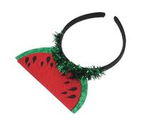 Gatuida Bandeau de Fête Pastèque pour Filles et Femmes Paillettes et Feutrine, Ajustement Élastique Confortable pour Vie Quotidienne et Réseaux Sociaux