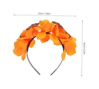 Gatuida Bandeau Halloween Fantaisie Rose Orange avec Griffes Fantômes Accessoire et Confortable pour Fête Costumée et Photographie