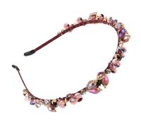 Gatuida Baroque Crystal Hair Hoop Jewelry Headband Sparkly Bridal Hairband For Weddings Parties Romantic And Comfortable Design Versatile Accessory