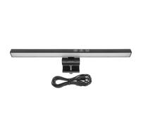 Gatuida Barre Lumineuse LED pour Moniteur 33 CM Noire Lampe Écran Ordinateur Portable Anti-Lumière Bleue Gradation Temporisée Contrôle Tactile Éclairage sans Scintillement pour Bureau